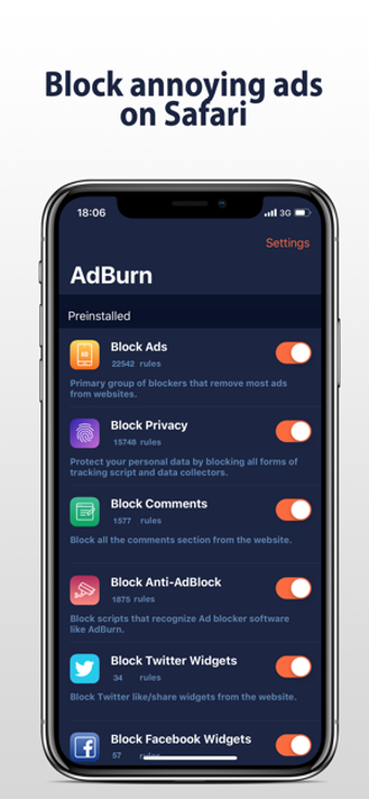 Image 0 for AdBurn - Adblock block ad…