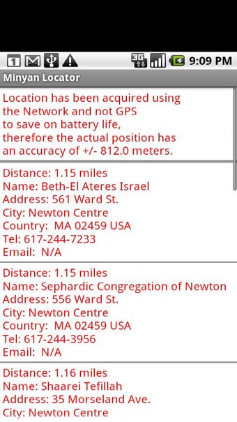 Imagen 1 para Minyan Locator