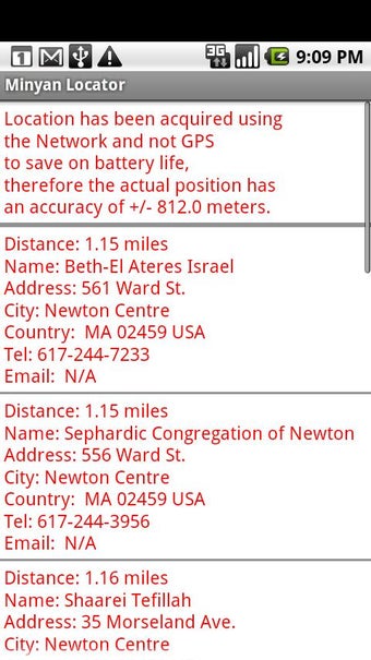 Imagen 0 para Minyan Locator