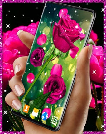 Image 1 for Pink Rose Live Wallpaper …