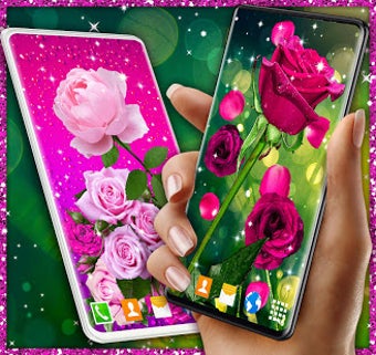 Image 2 for Pink Rose Live Wallpaper …