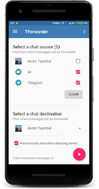 Image 1 for TForwarder - auto message…