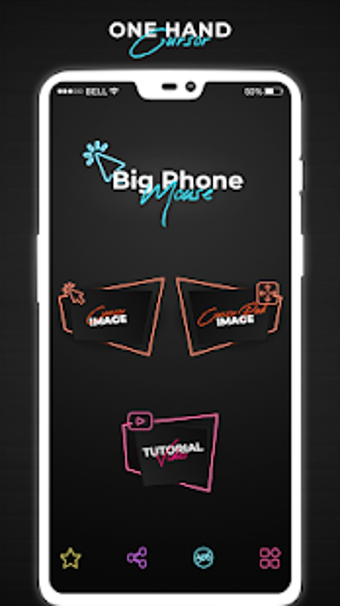 Image 0 for Big Phone Mouse - One Han…