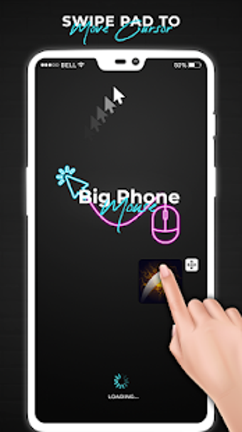 Image 0 for Big Phone Mouse - One Han…