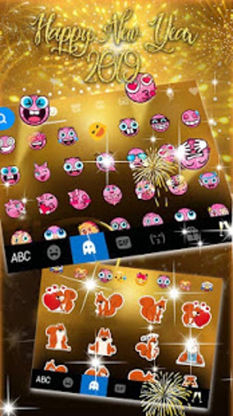 Image 1 for Gold 2019 New Year Keyboa…