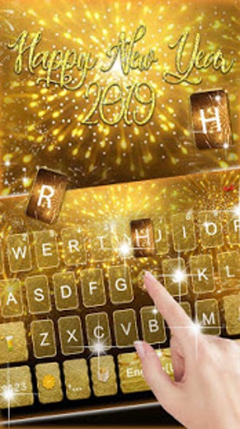 Image 3 for Gold 2019 New Year Keyboa…