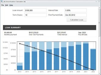 Image 0 for Loan Amortization Calcula…