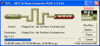 Image 0 for Acoustica MP3 To Wave Con…