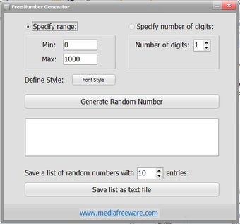 Image 0 for Free Number Generator
