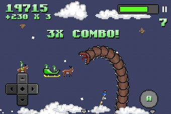 Image 2 for Super Mega Worm Vs Santa