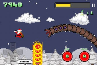 Image 0 for Super Mega Worm Vs Santa
