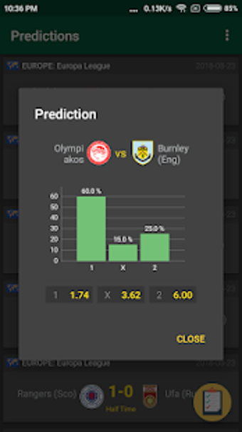 Image 0 for Bet Scanner Football
