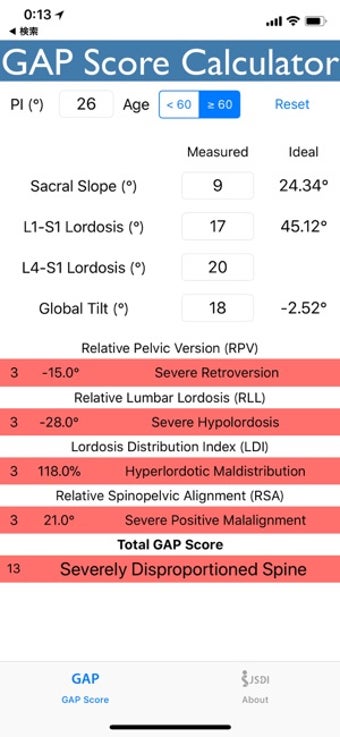 Image 2 for GAP Score Calculator