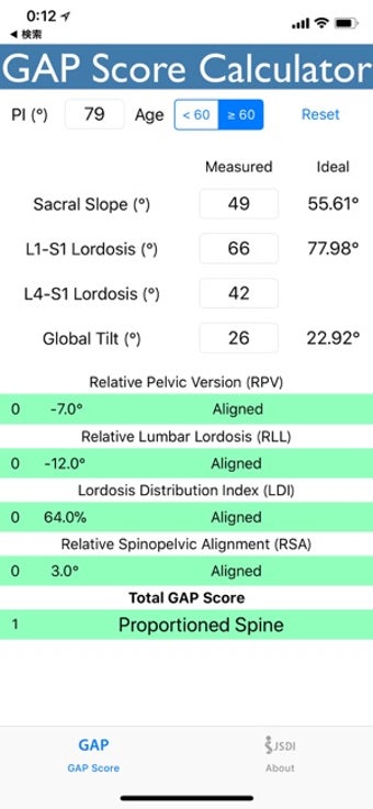 Image 0 for GAP Score Calculator