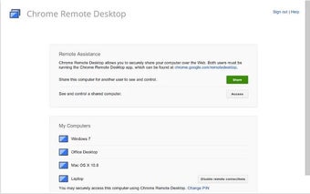 Image 2 for Chrome Remote Desktop