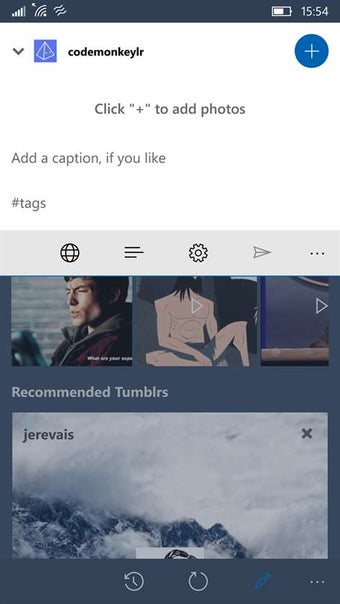 Image 2 for Ouga - Tumblr App for Win…
