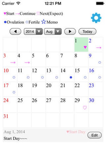 Image 0 for Menstrual Calendar Diary