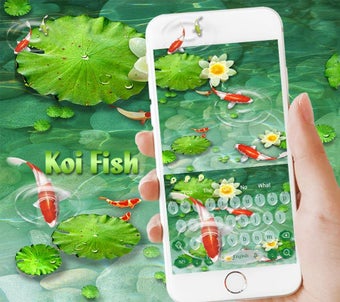 Image 1 for Koi fish Keyboard Theme