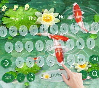 Image 0 for Koi fish Keyboard Theme