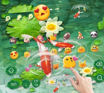Image 2 for Koi fish Keyboard Theme