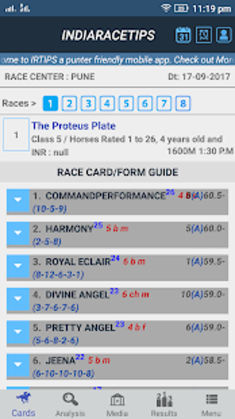 Image 0 for IRTIPS- Indian Horse Race…