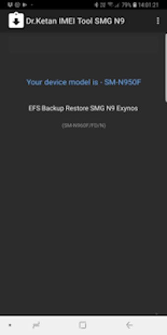 Image 0 for IMEI(EFS) Tool Samsung No…