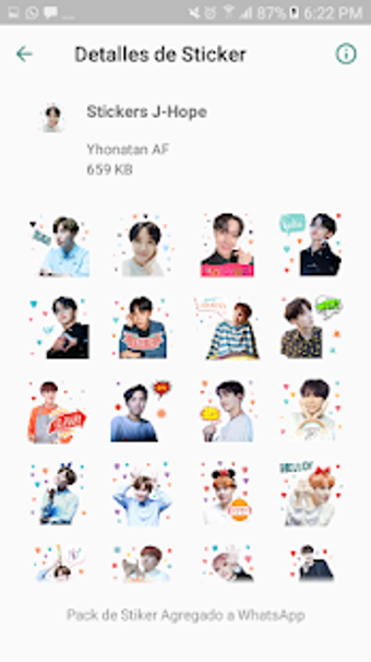 Imagen 3 para BTS Stickers KPop para Wh…