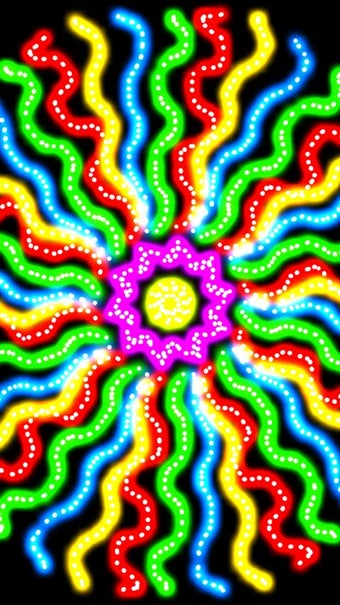 Imagen 1 para Glow Spin Art