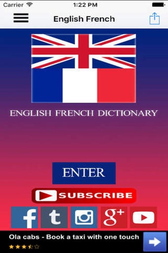 Image 0 for English French Dictionary…