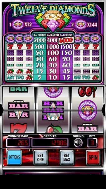 Image 0 for Twelve Diamonds | Slot Ma…