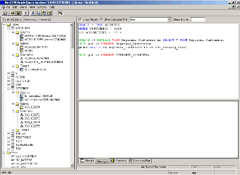 Image 0 for Oracle Query Analyzer