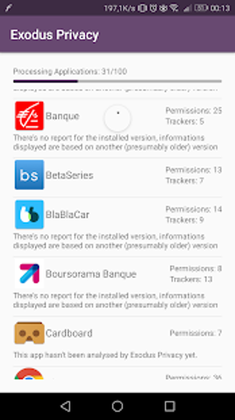 Imagen 2 para Exodus Privacy