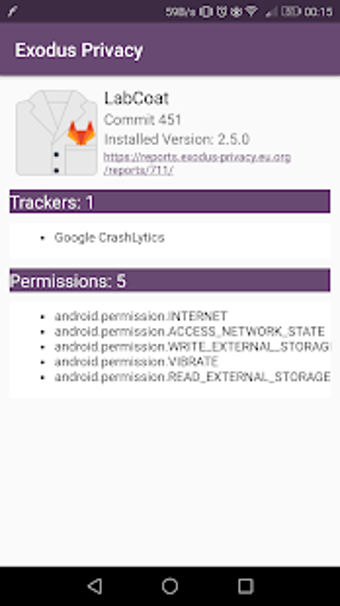 Imagen 1 para Exodus Privacy