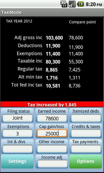Imagen 3 para TaxMode: income tax calcu…