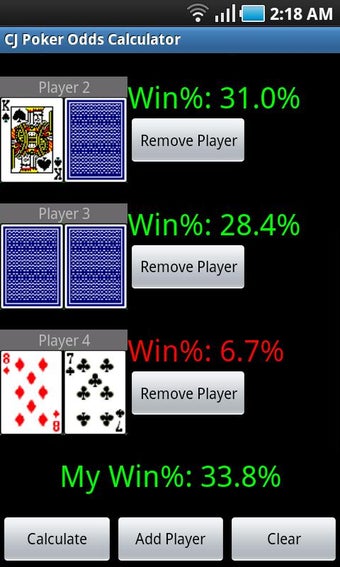 Imagen 2 para CJ Poker Odds Calculator
