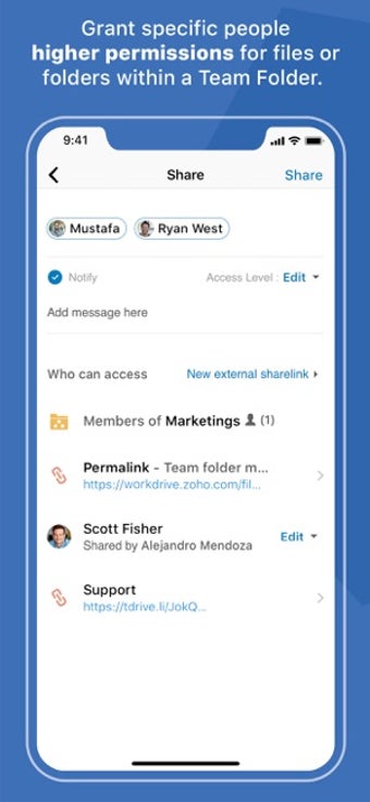 Image 2 for Zoho WorkDrive