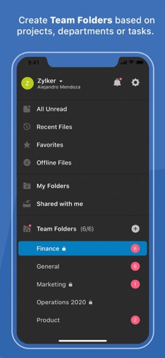 Imagen 1 para Zoho WorkDrive