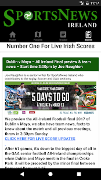 Image 0 for SportsNewsIreland