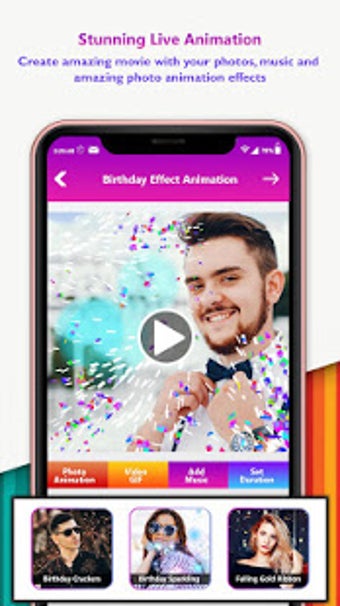 Image 3 for Birthday Photo Effect Vid…