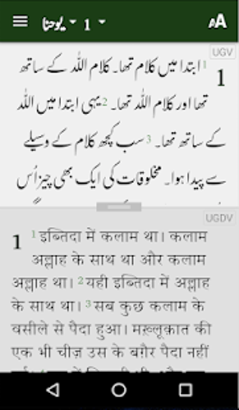 Image 1 for Kitab e Muqaddas Urdu