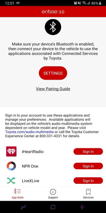 Image 1 for Entune 3.0 App Suite Conn…