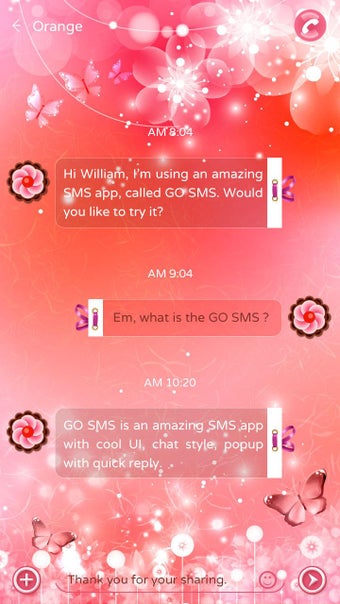 Image 1 for GO SMS PRO CRYSTAL THEME
