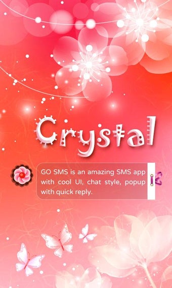 Image 0 for GO SMS PRO CRYSTAL THEME