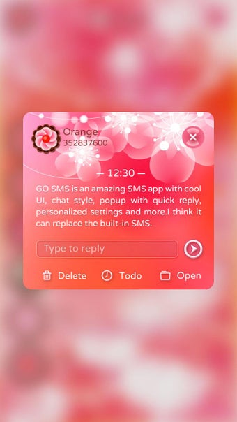 Image 3 for GO SMS PRO CRYSTAL THEME