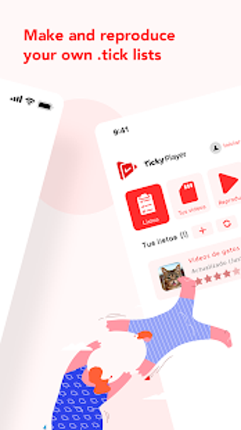 Imagen 1 para Ticky Player: Media Playe…