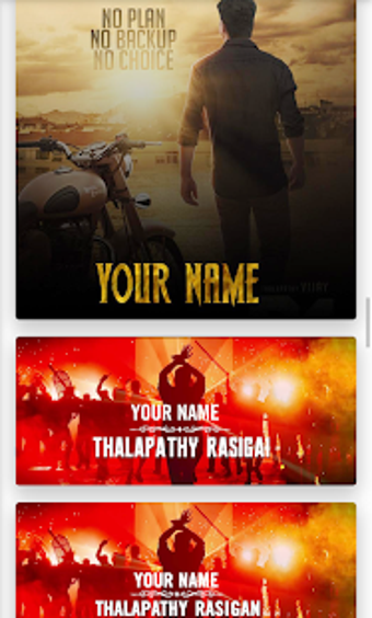 Image 0 for Vijay Movies Font Poster …
