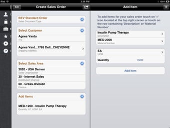 Image 1 for Unvired Sales for SAP