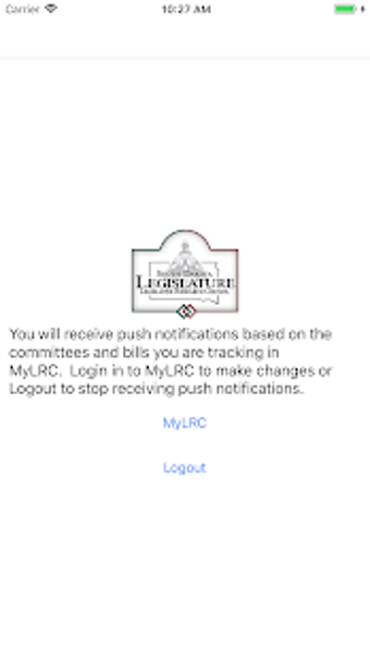 Image 1 for SD Legislature Notificati…