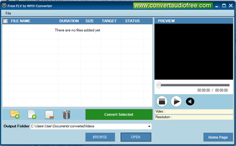 Image 0 for Free FLV to WMV Converter