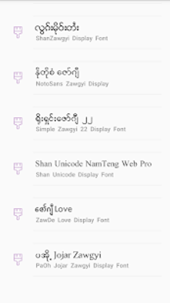 Imagen 0 para TTA SAM Myanmar Font 8